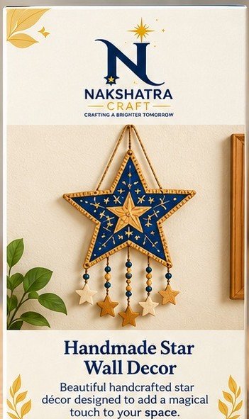 Nakshatra Craft Handmade Star Wall Decor