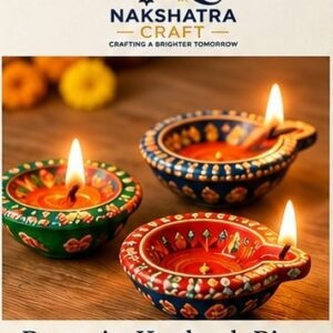 Decorative Handmade Diyas – Set of 3