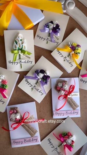 unique handmade birthday cards